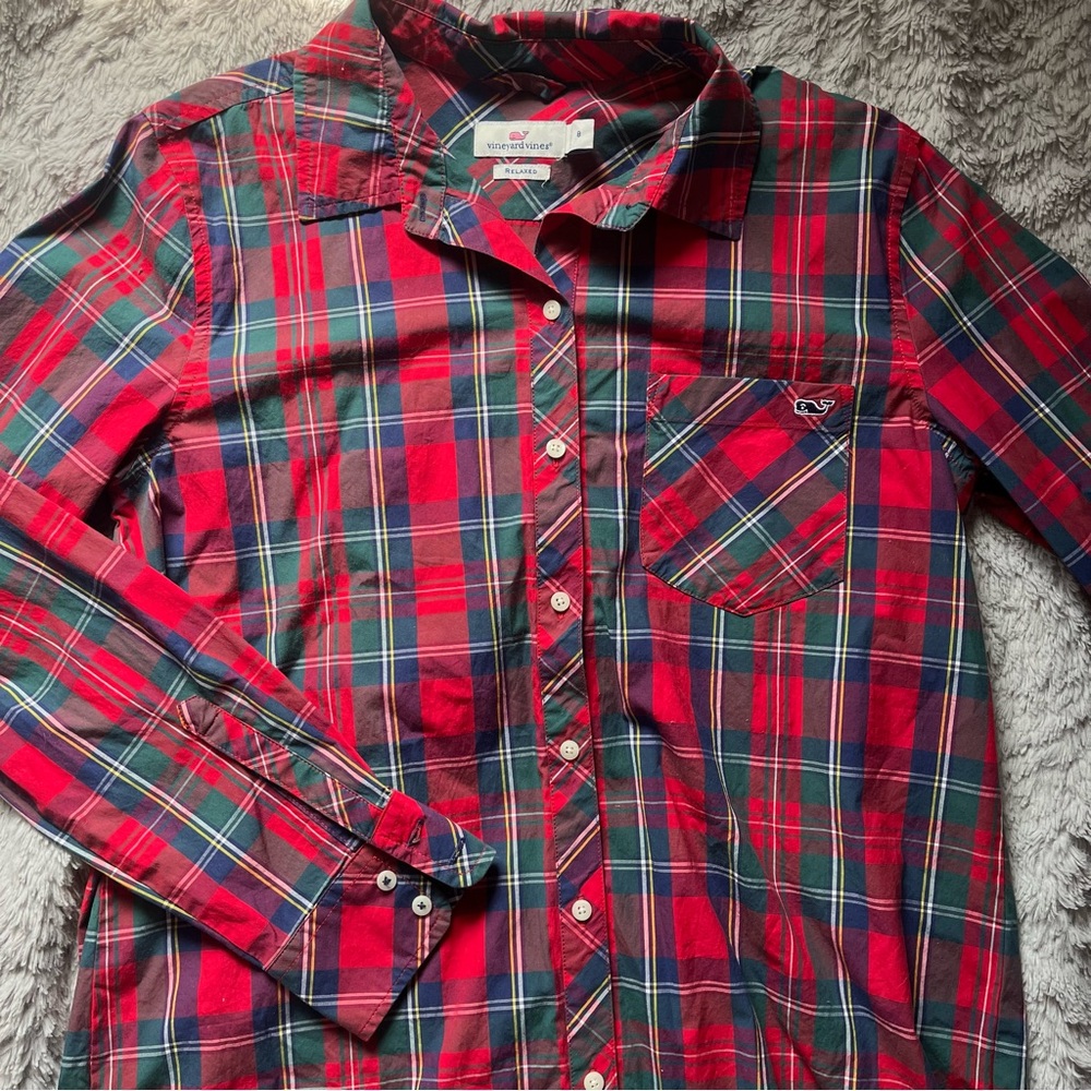 Vineyard Vines Multicolor Plaid Shirt